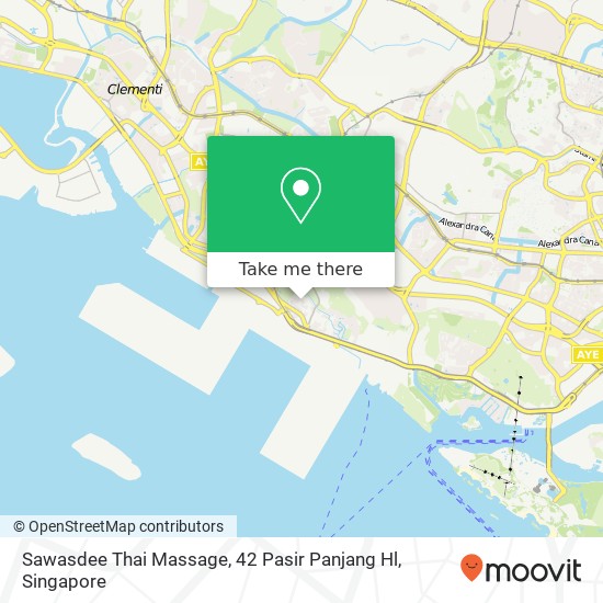 Sawasdee Thai Massage, 42 Pasir Panjang Hl map