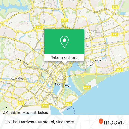 Ho Thai Hardware, Minto Rd map