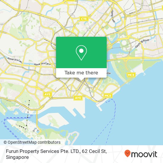 Furun Property Services Pte. LTD., 62 Cecil St map