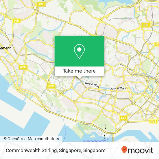 Commonwealth Stirling, Singapore map