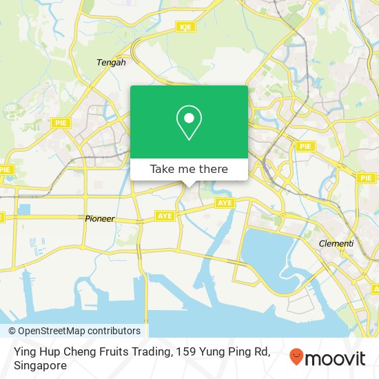 Ying Hup Cheng Fruits Trading, 159 Yung Ping Rd map