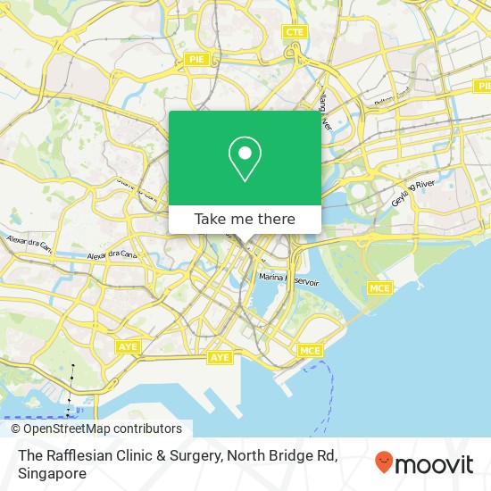 The Rafflesian Clinic & Surgery, North Bridge Rd map