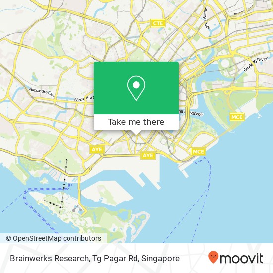 Brainwerks Research, Tg Pagar Rd map