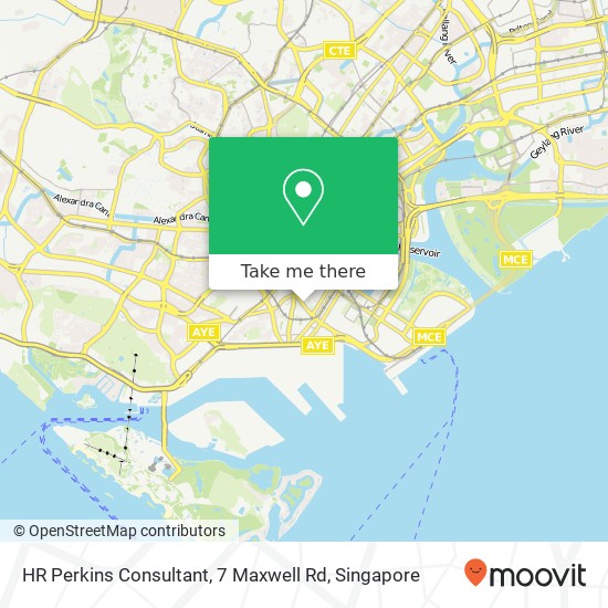HR Perkins Consultant, 7 Maxwell Rd地图