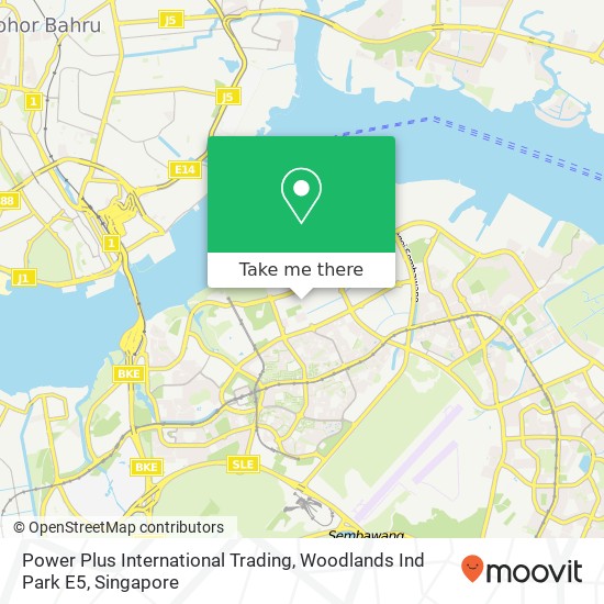 Power Plus International Trading, Woodlands Ind Park E5 map