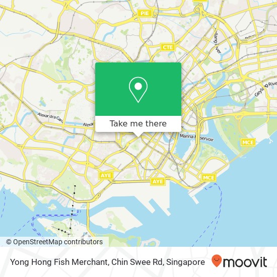 Yong Hong Fish Merchant, Chin Swee Rd map