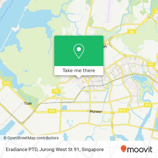 Eradiance PTD, Jurong West St 91地图