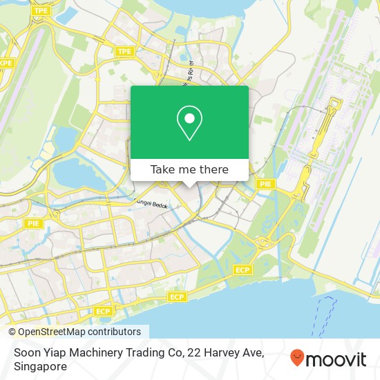 Soon Yiap Machinery Trading Co, 22 Harvey Ave地图