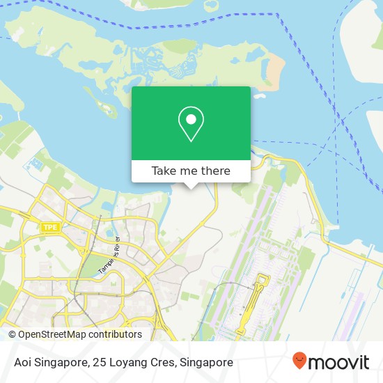 Aoi Singapore, 25 Loyang Cres map