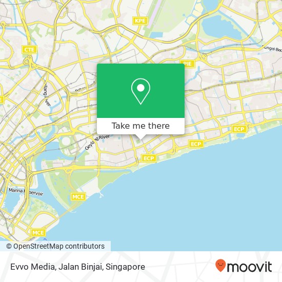 Evvo Media, Jalan Binjai map