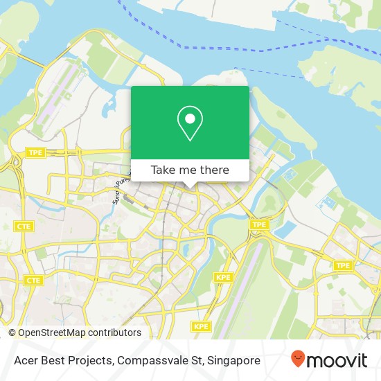 Acer Best Projects, Compassvale St map