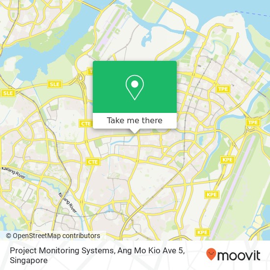 Project Monitoring Systems, Ang Mo Kio Ave 5 map