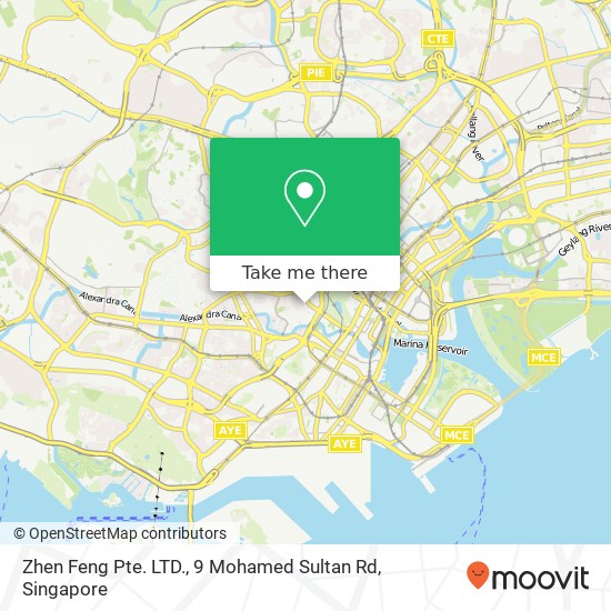 Zhen Feng Pte. LTD., 9 Mohamed Sultan Rd map