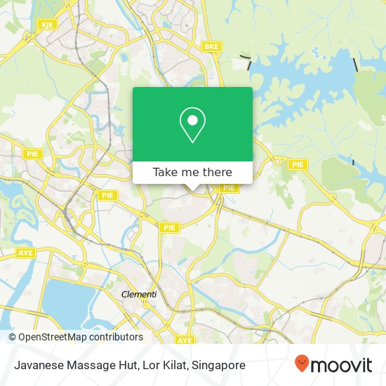 Javanese Massage Hut, Lor Kilat map