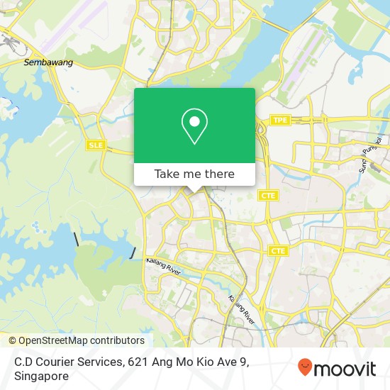 C.D Courier Services, 621 Ang Mo Kio Ave 9 map