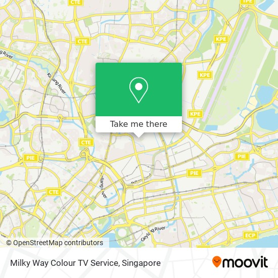 Milky Way Colour TV Service map