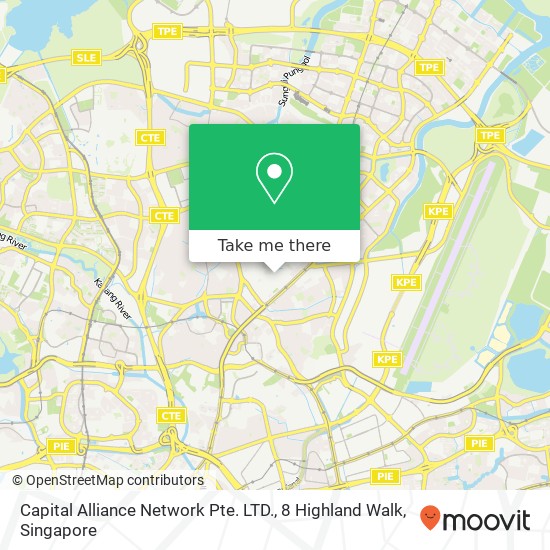 Capital Alliance Network Pte. LTD., 8 Highland Walk map