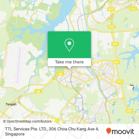 TTL Services Pte. LTD., 306 Choa Chu Kang Ave 4地图