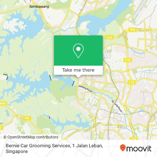 Bernie Car Grooming Services, 1 Jalan Leban map