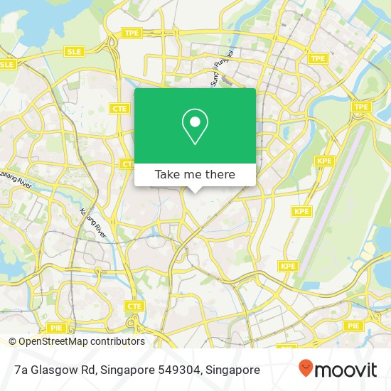 7a Glasgow Rd, Singapore 549304地图