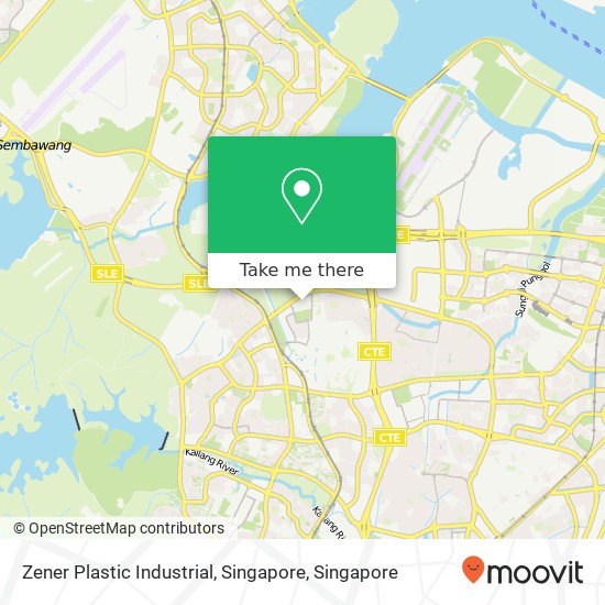 Zener Plastic Industrial, Singapore map