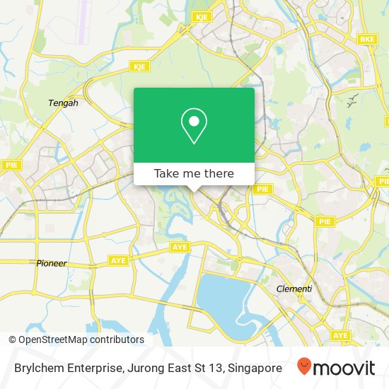 Brylchem Enterprise, Jurong East St 13 map