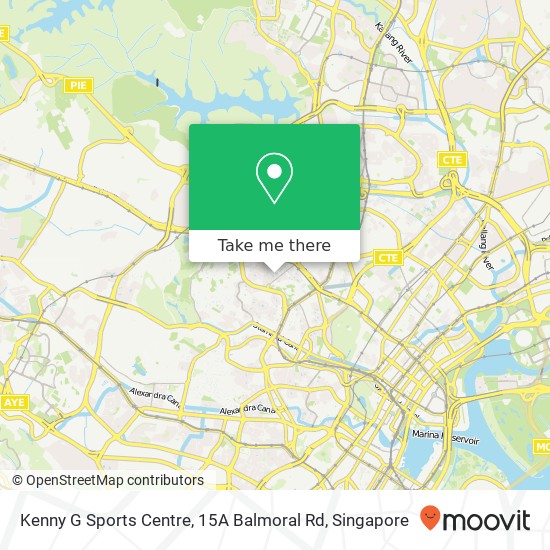 Kenny G Sports Centre, 15A Balmoral Rd map