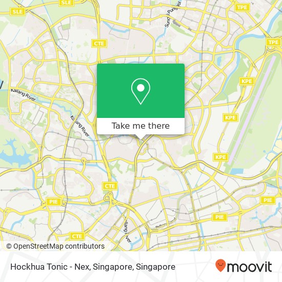 Hockhua Tonic - Nex, Singapore map