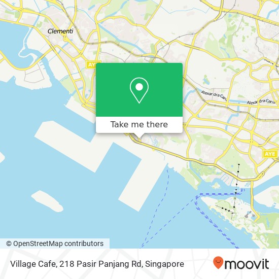 Village Cafe, 218 Pasir Panjang Rd map