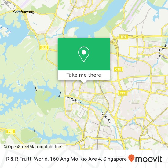 R & R Fruitti World, 160 Ang Mo Kio Ave 4 map