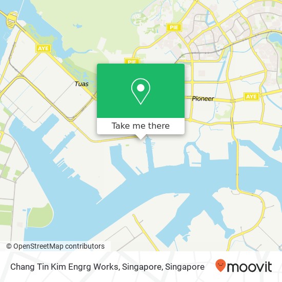Chang Tin Kim Engrg Works, Singapore map