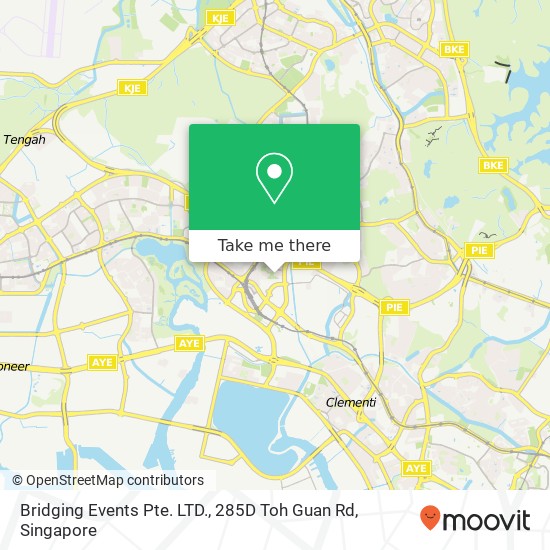 Bridging Events Pte. LTD., 285D Toh Guan Rd地图