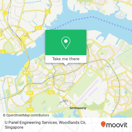 U Panel Engineering Services, Woodlands Cir map