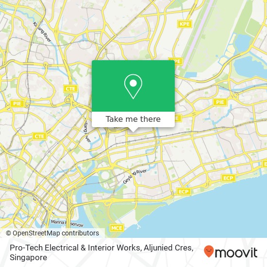 Pro-Tech Electrical & Interior Works, Aljunied Cres map