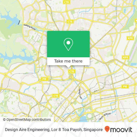 Design Aire Engineering, Lor 8 Toa Payoh map