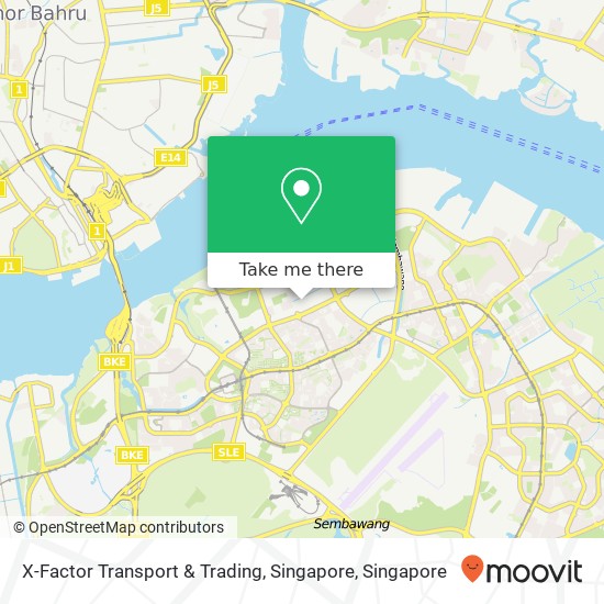 X-Factor Transport & Trading, Singapore地图