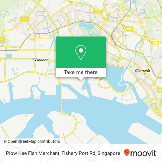 Piow Kee Fish Merchant, Fishery Port Rd map