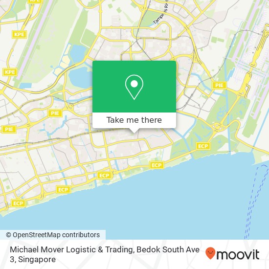 Michael Mover Logistic & Trading, Bedok South Ave 3 map