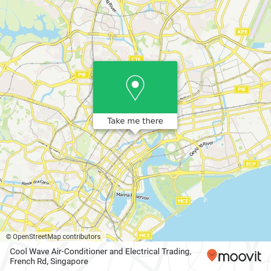 Cool Wave Air-Conditioner and Electrical Trading, French Rd map
