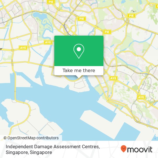 Independent Damage Assessment Centres, Singapore map