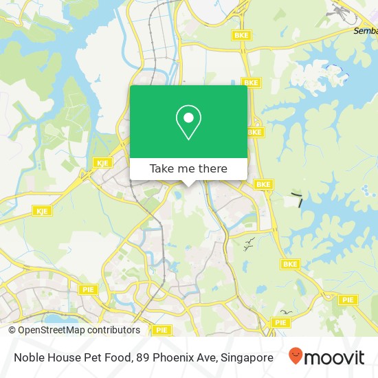 Noble House Pet Food, 89 Phoenix Ave map