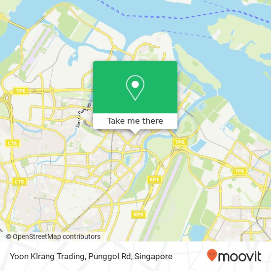 Yoon Klrang Trading, Punggol Rd map