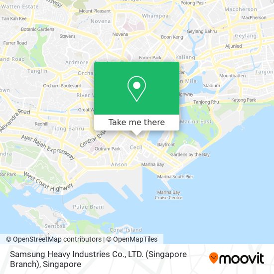 Samsung Heavy Industries Co., LTD. (Singapore Branch) map