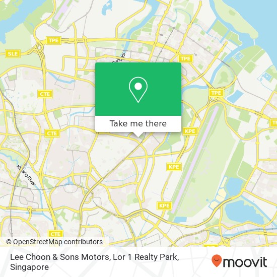 Lee Choon & Sons Motors, Lor 1 Realty Park地图