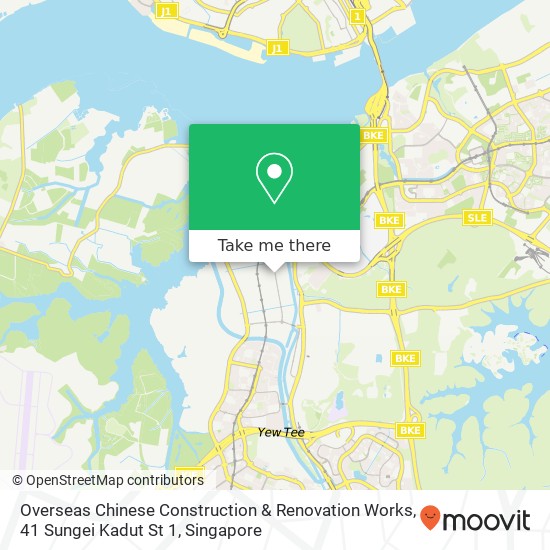 Overseas Chinese Construction & Renovation Works, 41 Sungei Kadut St 1地图