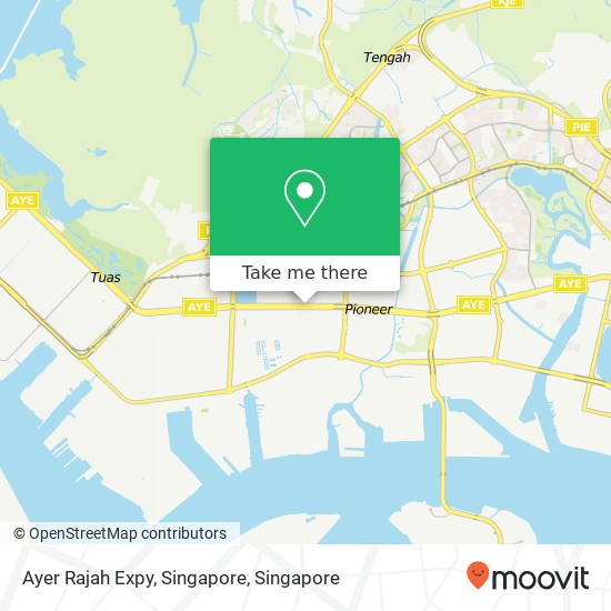 Ayer Rajah Expy, Singapore map