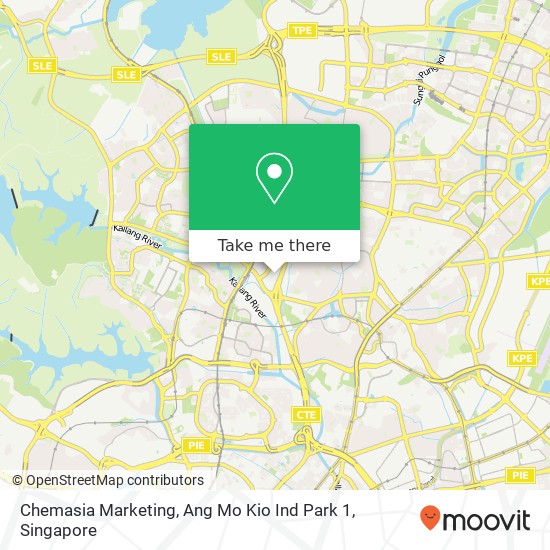 Chemasia Marketing, Ang Mo Kio Ind Park 1 map