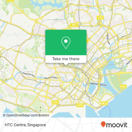 HTC Centre map