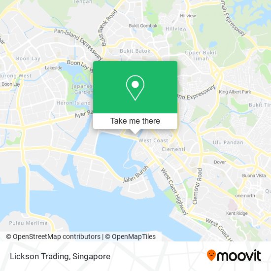 Lickson Trading map