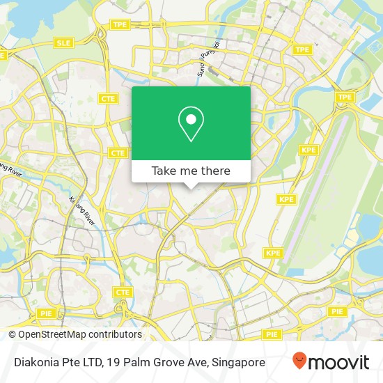 Diakonia Pte LTD, 19 Palm Grove Ave map